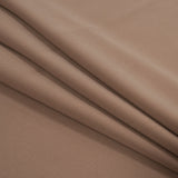 Italian Dark Beige Stretch Polyester Crepe