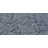 Navy and White Houndstooth Stretch Cotton Woven