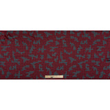 Black, Red and White Circle Printed Polyester Lining