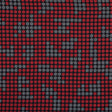 Black, Red and White Circle Printed Polyester Lining