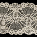 Beige Double Border Lace Trim - 7.25"