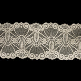 Beige Double Border Lace Trim - 7.25"