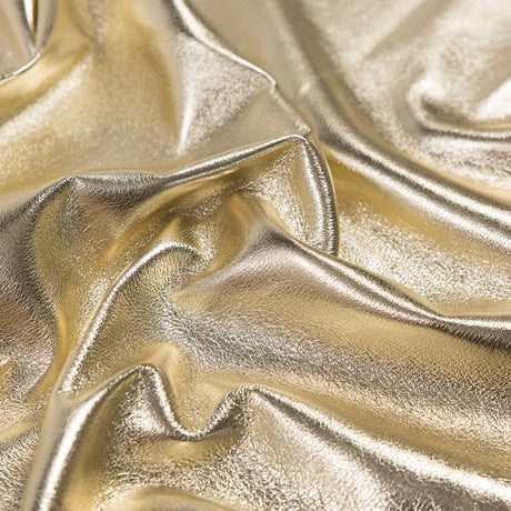 Medium Metallic Gold Foil Lamb Leather