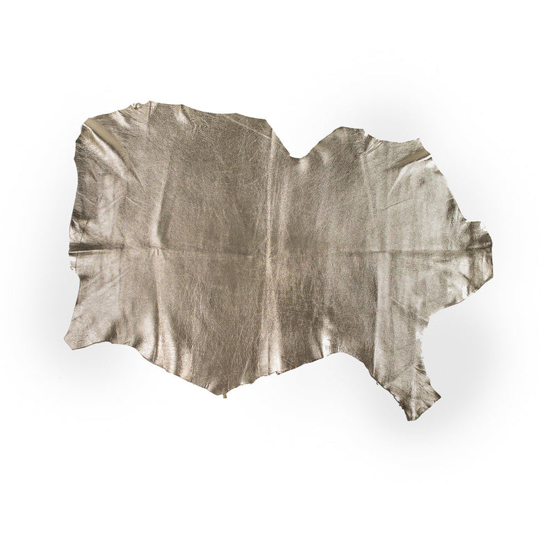 Medium Metallic Gold Foil Lamb Leather
