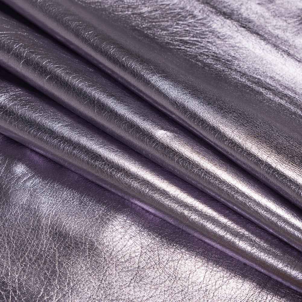 Medium Metallic Lilac Foil Lamb Leather
