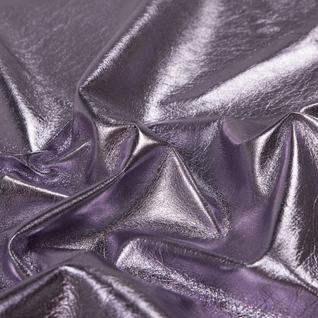 Medium Metallic Lilac Foil Lamb Leather