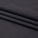 Mercerized Organic Egyptian Cotton Shirting - Black - Ravello Collection