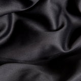 Mercerized Organic Egyptian Cotton Shirting - Black - Ravello Collection