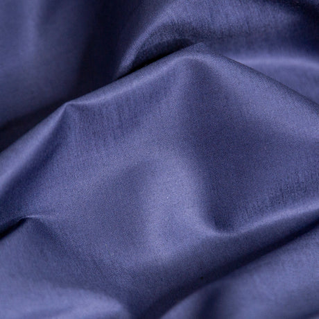 Mercerized Organic Egyptian Cotton Shirting - Bright Navy - Ravello Collection