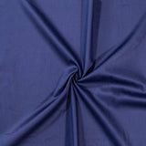 Mercerized Organic Egyptian Cotton Shirting - Bright Navy - Ravello Collection