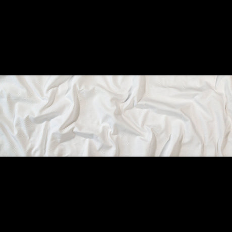 Bullseye Organic Cotton Pique - White - Maiori Collection