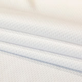 Bullseye Organic Cotton Pique - White - Maiori Collection