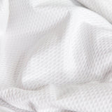 Bullseye Organic Cotton Pique - White - Maiori Collection