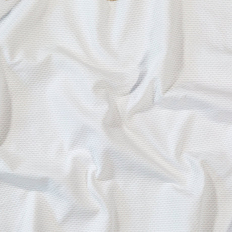 Bullseye Organic Cotton Pique - White - Maiori Collection