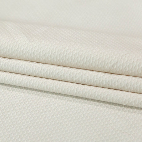 Bullseye Organic Cotton Pique - Beige - Maiori Collection