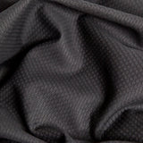 Bullseye Organic Cotton Pique - Black - Maiori Collection