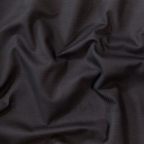 Bullseye Organic Cotton Pique - Black - Maiori Collection