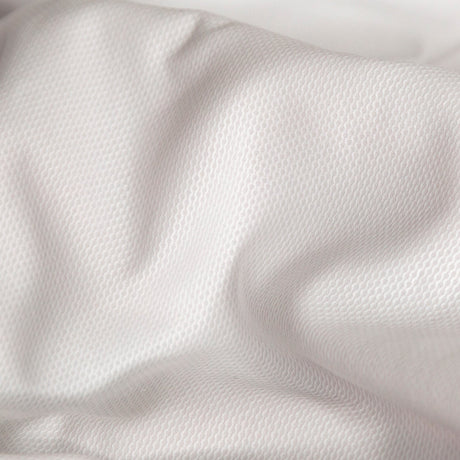 Birdseye Organic Cotton Pique - White - Otranto Collection