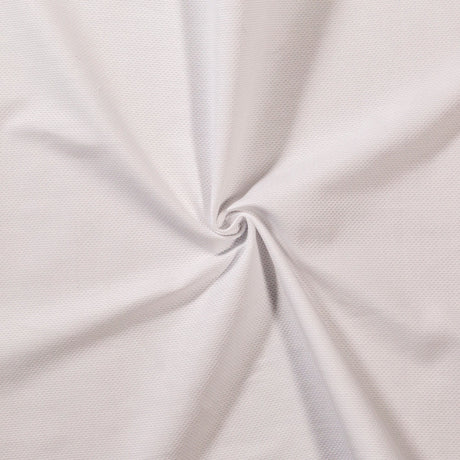 Birdseye Organic Cotton Pique - White - Otranto Collection