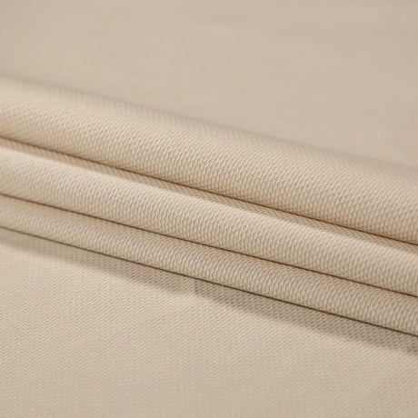 Birdseye Organic Cotton Pique - Beige - Otranto Collection
