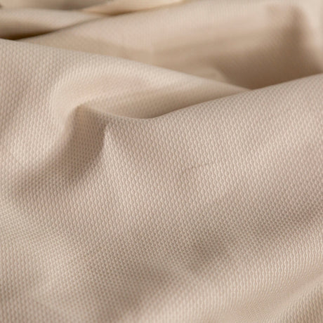 Birdseye Organic Cotton Pique - Beige - Otranto Collection