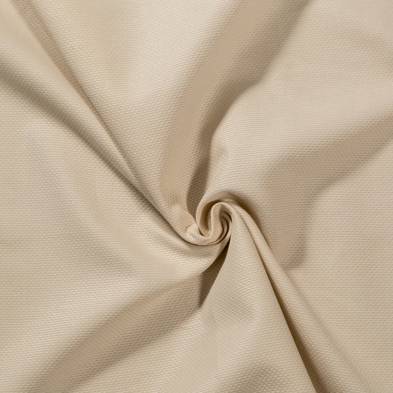 Birdseye Organic Cotton Pique - Beige - Otranto Collection