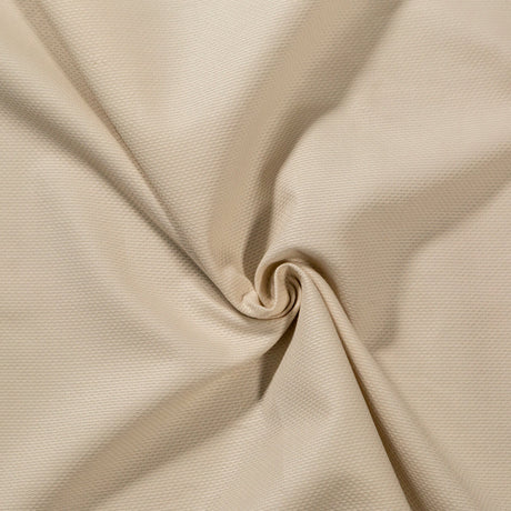 Birdseye Organic Cotton Pique - Beige - Otranto Collection