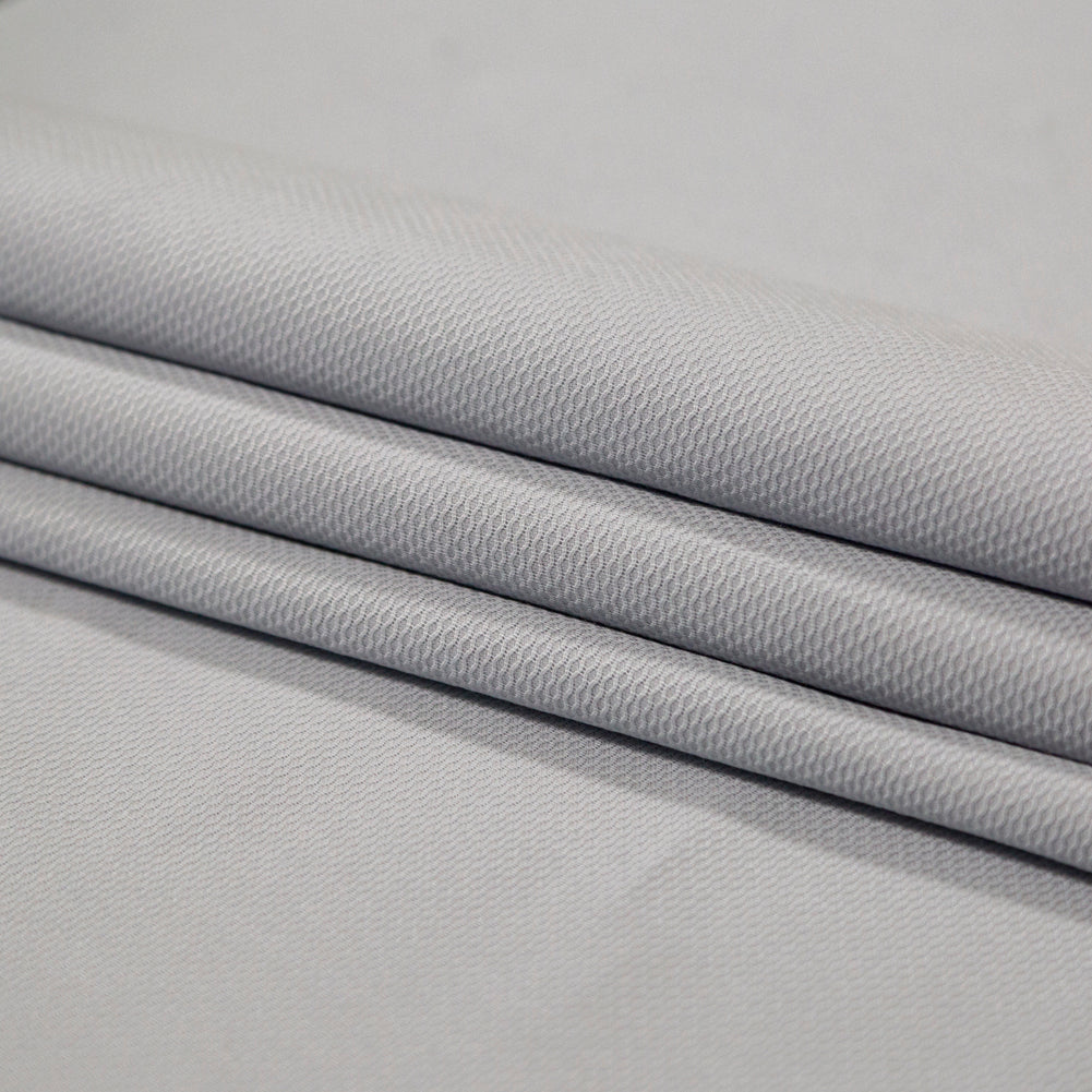 Birdseye Organic Cotton Pique - Gray - Otranto Collection