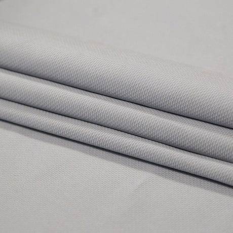 Birdseye Organic Cotton Pique - Gray - Otranto Collection