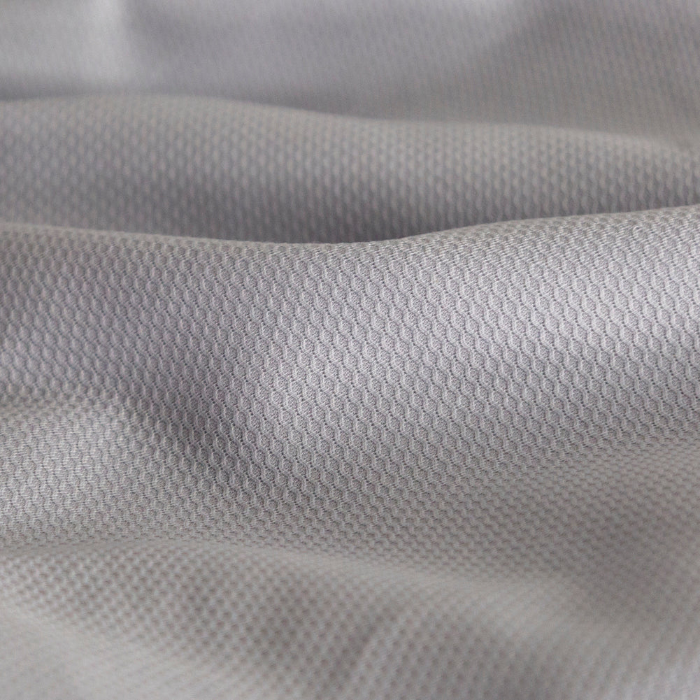 Birdseye Organic Cotton Pique - Gray - Otranto Collection