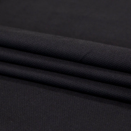 Birdseye Organic Cotton Pique - Black - Otranto Collection