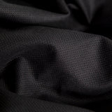 Birdseye Organic Cotton Pique - Black - Otranto Collection