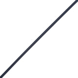Navy Blue Single-Faced Polyester Satin Ribbon - 0.125"