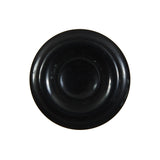 Black Plastic Shank Back Button - 44L/28mm