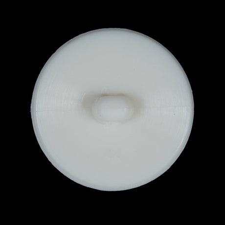 Ivory Shank Back Plastic Button - 44L/28mm