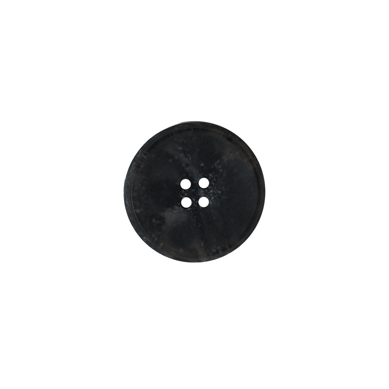 Italian Gray and Beige 4-Hole Button - 24L/15mm