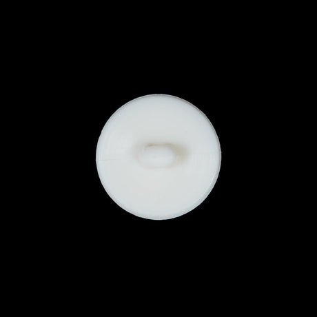 Ivory Shank Back Plastic Button - 24L/15mm
