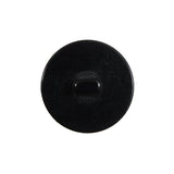Black Plastic Shank Back Button - 36L/23mm