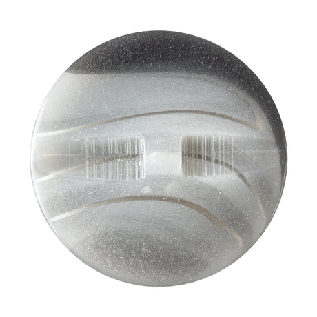 Gray Plastic Self Shank Button - 50L/32mm