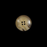 Tan and Brown Swirl 4-Hole Plastic Button - 24L/15mm