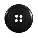 Black Plastic 4-Hole Button - 40L/25.5mm