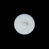 White Beveled Shank Back Button - 30L/19mm
