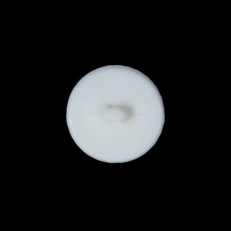 White Beveled Shank Back Button - 30L/19mm