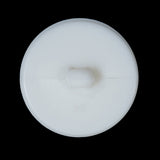 White Beveled Shank Back Button - 44L/28mm