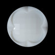 White Beveled Shank Back Button - 44L/28mm