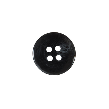 Dark Blue 4-Hole Plastic Button - 24L/15mm