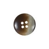 Brown and Beige Plastic 4-Hole Button - 30L/19mm