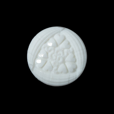 White Etched Shank Back Button - 36L/23mm