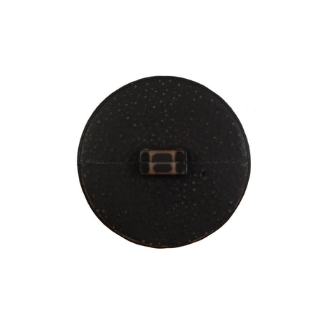 Brown Etched Plastic Shank Back Button - 36L/22mm