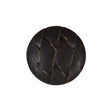 Brown Etched Plastic Shank Back Button - 36L/22mm
